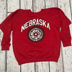 Vintage 80s University of Nebraska Cornhuskers NCAA Collegiate Sweatshirt